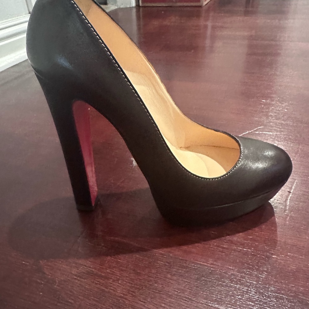 Christian Louboutin Chocolate Brown Heels - Picture 4 of 6